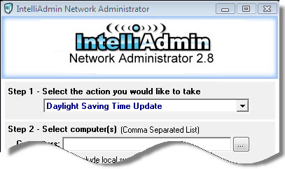 Network Administrator Daylight Saving Update